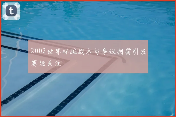 2002世界杯脏战术与争议判罚引发赛场关注